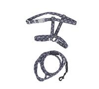 Sunydog JapaneseStyle Cute Cat Harness Leash Set with Durable Design for Secure Walking for Pet Owners (S)