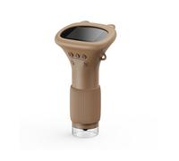 Sunydog Portable 50-1000X Handheld Microscope with Builtin Adjustable LED Light for Exploring the Unknown World, Great for Exploring with Family or Classmates (Brown)