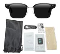 Sunydog Smart AI Translation BT Calling Glasses Lightweight for Travel Work, 164 Languages Translation for Men Women (Sunglasses)