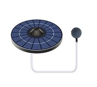 Sunydog Solar Pond Aerator Oxygen Pump With Air Hose and Bubble Stone Floating Water Pond Aerator Fish Tank Oxygenator for Birdbath Fountain Small Pond Water Circulation