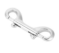 Sunydog Stainless Steel Double, Silver Ended Clip Hook Snap Fastener in