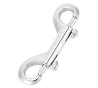 Sunydog Stainless Steel Double, Silver Ended Clip Hook Snap Fastener in