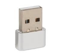 Sunydog USB Mouse Mover Device Tiny and Undetectable with On Off Button for Keeping PC Laptop Awake and Active - Aluminum Alloy, Plug Play (Silver)