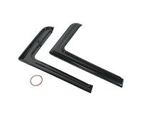 Sunydog Wind Rain Guard Window Visors Sun Deflectors L Shape 1 Pair Easy Fit for with Double Sided Adhesive Tapes for MK6 MK7 2006-2017 European Version