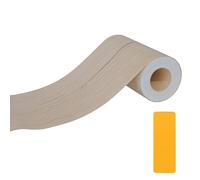 SUNYHUE Woodgrain Duct Tape, 10 cm x 10 meters Self Adhesive Wood Effect Tape, Waterproof Wood Repair Tape, PVC Wooden Tape, Wood Grain Wallpaper Borders for Floor, Door, Furniture (White Maple)
