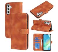 SunYoo for Samsung Galaxy A16 Case Wallet with Card Holder,Galaxy A16 Wallet Case for Men Women,PU Leather Magnetic Buckle Stand Flip Phone Case Cover-Light Brown