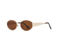 SUNYQBD Sunglasses Metal For Women, Retro Small Frame, Oval, Old Money Style, Y2k Sunglasses, Anti-ultraviolet