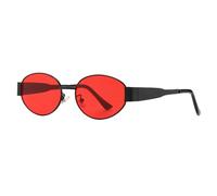 SUNYQBD Sunglasses Metal For Women, Retro Small Frame, Oval, Old Money Style, Y2k Sunglasses, Anti-ultraviolet