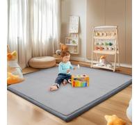 SUNYRISY Baby Play Mat for Floor 3.5cm Thick, 200 x 200 cm Foam Floor Padded Playmats for Babies, Soft Foldable Baby Rug Kids Playpen Mat for Crawling & Playing, Non-Slip Bottom