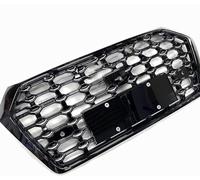 SUNYSGS Front Grille Fits for Audi Q5 2018, Middle Center Console Air Vent Front Bonnet Radiator Grill AC Vent Mesh Grill Car Accessories