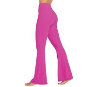 Sunzel Womens Flare Leggings with Tummy Control Crossover Waist and Wide Leg