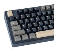 Sunzit Black Translucent Custom Keycaps,163 Keys Double Shot PBT Keycaps,Cherry Profile Key Caps Keyboard Keycap Set for Cherry MX Switches Mechanical Keyboard(Black)