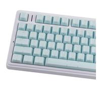 Sunzit Blue Jade Keycaps, Double Shot PBT&PC Keyboard Jelly Key caps 142 Keys Cherry Profile Keycap Set for 60%/65%/75%/TKL/96%/100% Magnetic Mechanical Keyboard