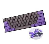 Sunzit Keycaps, 61 Keycaps Backlight Two-Color Mechanical Keypad PBT Keycap For GH60 / RK61 / ALT61 / Annie/Keyboard Poker Keys