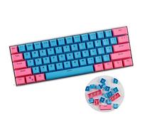 Sunzit Keycaps, 61 Keycaps Backlight Two-Color Mechanical Keypad PBT Keycap For GH60 / RK61 / ALT61 / Annie/Keyboard Poker Keys