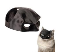 SUNZWO Cat Batman Mask, Batcat Mask for Cats, Halloween Cat Mask, Black Batman Mask for Cats, Cat Hats & Apparel, Cat Helmet, L Size, Fun Cat Mask, 12×8.5×5.3cm