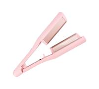 SUNZWO French Wave Curling Iron - 3 Barrel Hair Waver Wand for Beach Waves, No-Toxic Eco Material, Fast Heat, Suitable for Long/Short Hair, Gifts for Women & Teens, Travel-Friendly