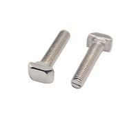 SUOFEILAIMU CNC 3D Printer Parts 4545 Type T Screw T Bolt Screw for European Standard Anodized 4545 Linear Rail Aluminum Profile (Color : 20pcs 4545 M8X35)