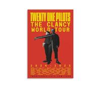 Suoluf Twenty One Pilots Poster Clancy World Tour Canvas Art Painting Decor Wall Posters Bedroom Gym Decorative Gift 12x18inch(30x45cm), Unframe-style-4