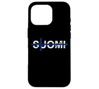 Suomi Finland Finnish Flag Scandinavia Travel Holiday Case for iPhone 16 Pro