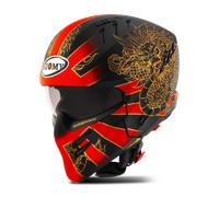 Suomy Armor Full Face Helmet Dragon Matt RedS Matt Red