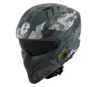 Suomy Armor Urban Squad Jet Helmet, black-green-brown, size L