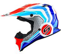 Suomy MX Speed Pro Forward, motocross helmet Mips M White/Blue/Light Blue/Red
