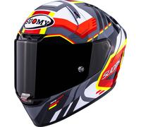 Suomy SR-GP Evo Infrared Helmet, white/black/red, size M (57/58)