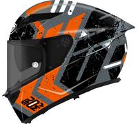 Suomy Stellar 2 Entropy, full face helmet L Matt Grey/Black/Orange