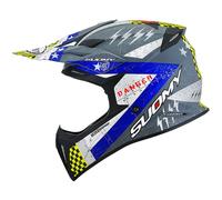 §Suomy X-Wing Jetfighter MX Helmet Matt Blue§