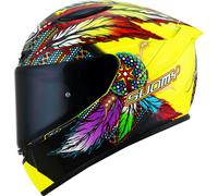 Suomy Track-1 Chieftain, full face helmet XL Yellow/Red/Turquoise/Purple