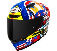 Suomy Track-1 Riot, full face helmet M White/Blue/Red/Orange/Yellow