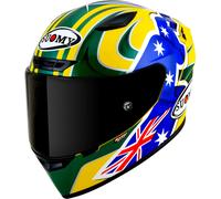 Suomy Track-1 Troy Bayliss Replica 2005, full face helmet L Yellow/Green/Blue