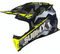 Suomy X-Wing Camouflager Motocross Helmet, yellow, size XS for Men