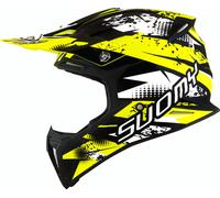 Suomy X-Wing Gap Motocross Helmet, yellow/black/white, size XL