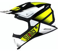 Suomy X-Wing Grip Motocross Helmet, black-white-yellow, size XS for Men