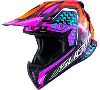 Suomy X-Wing Motley Motocross Helmet, black-red-purple, size L for Men