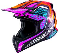 Suomy X-Wing Motley, motocross helmet M Black/Orange/Pink/Light Blue