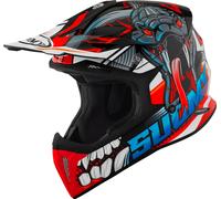Suomy X-Wing Snake E06 Motocross Helmet, black-white-red, size XS for Men