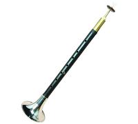 suona Beginner Ebony Material Professional Folk Stuffed Flute Suona Brass Bowl (Color : D key)