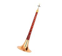 suona Beginner Professional Blood Sandalwood Playing Pure Copper Suona Folk Musical Instrument (Color : D key)