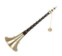 Suona Instrument Chinese Traditional Folk Suona Ebony Amorphous Suona With Accessories (Color : 31cm)