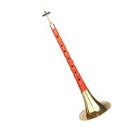 Suona Instrument Mahogany Pole D Key Suona Chinese Adult Playing National Suona Musical Instrument (Color : Gold)