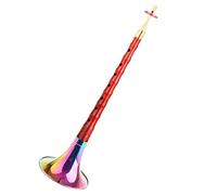 Suona Instrument Rosewood Pole Colorful Bowl C Key/B Flat Suona Set Adult Suona Chinese Folk Suona Horn (Color : B flat)