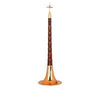 Suona Instrument Sandalwood Pole Suona Chinese National Professional Woodwind Instrument Suona Horn (Color : A flat)
