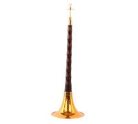 Suona Instrument Sandalwood Pole Suona Chinese Traditional Ethnic Playing Type Suona Horn For Beginners (Color : B flat)