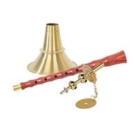 suona Mahogany Average Hole Indeterminate Suona Folk Suona Brass Horn (Color : E_28.2 cm)