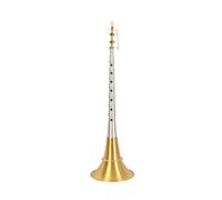 Suona Mahogany Ebony Aluminum Rod Irregular Tune Suona Musical Instrument (Color : Aluminum pole)