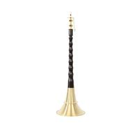 Suona Mahogany Ebony Aluminum Rod Irregular Tune Suona Musical Instrument (Color : Ebony)