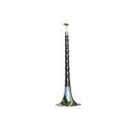 Suona Musical Instrument Ebony Six-hole Suona Professional Grade Flute Fingering Minor G Key F Minor Minor E Six Holes (Color : Minor E)